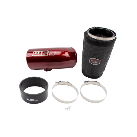 Wehrli Cummins High Mount 2nd Gen Swap 5in Intake Kit - Illusion Purple