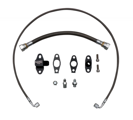 Wehrli Duramax LLY/LBZ/LMM/LML S300 Single Turbo Oil Line Kit