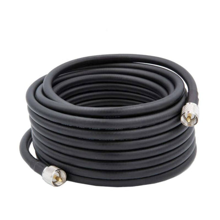 Rugged Radios HD Flag Pole Antenna Coax Cable for Base Camp and Base Stations 25 Foot