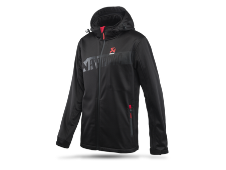 Akrapovic Mens Corpo Softshell Jacket Black - 3XL