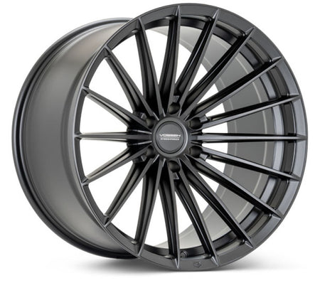 Vossen HFX-4 17x9 - 6x139.7 - ET0 - Super Deep - 106.1 - Satin Black Wheel