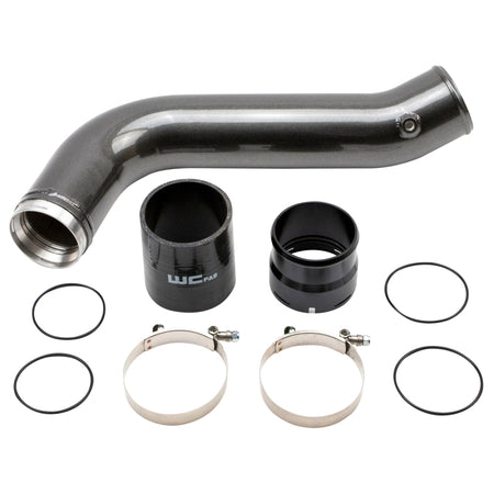 Wehrli 20-26 GM Duramax L5P Passenger Side 3.5in Intercooler Pipe - Semi-Gloss Black