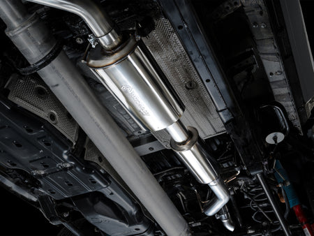 AWE Exhaust for 4th Gen Toyota Tacoma Dual Chrome Silver Tips