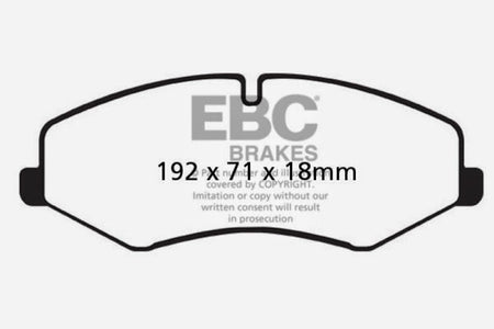 EBC 10-14 Land Rover LR4 5 Yellowstuff Front Brake Pads