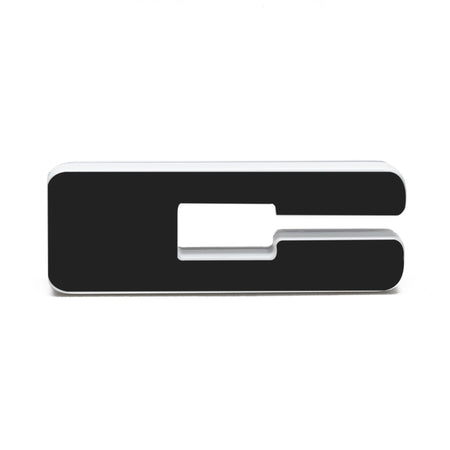 ORACLE Lighting Universal Illuminated LED Letter Badges - Matte Blk Surface Finish - C