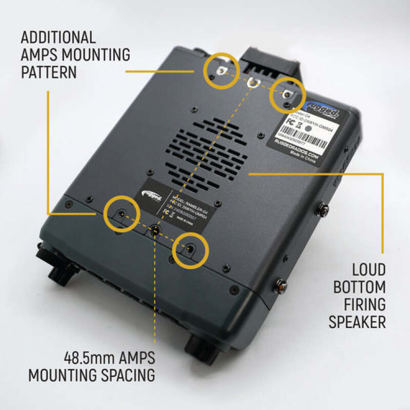 Rugged Radios Radio Kit Lite - Rambler G4 GMRS Mobile Radio with Stealth Antenna