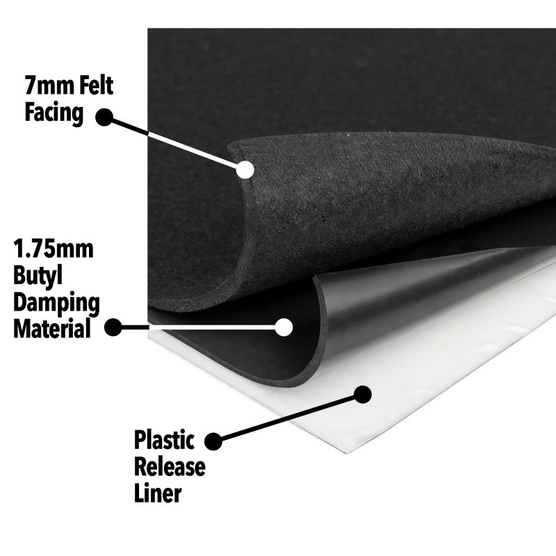 DEI Universal Boom Mat Acoustic Tiles - 8.5 sq. ft. - 4 Pack
