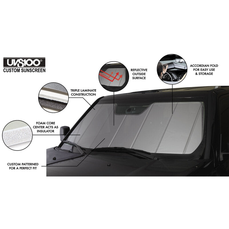 Covercraft 25-26 Toyota Camry UVS100 Custom Sunscreen - Silver