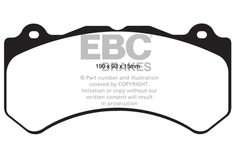 EBC Racing 16-19 Cadillac ATS-V 3.6TT SR-21 Sintered Race Front Brake Pads