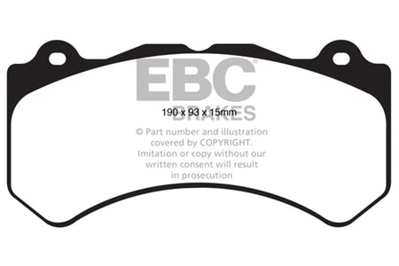 EBC Racing 16-19 Cadillac ATS-V 3.6TT SR-21 Sintered Race Front Brake Pads