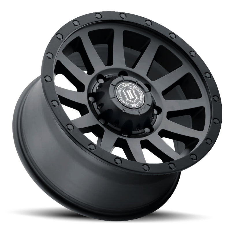 ICON Compression HD 18x9 / 8x180 / 12 mm / 5.5in BS Double Black Wheel