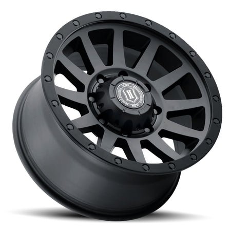 ICON Compression HD 18x9 / 8x180 / 12 mm / 5.5in BS Double Black Wheel