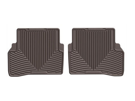 WeatherTech 2017+ Mercedes-Benz E-Class Rear Rubber Mats - Cocoa