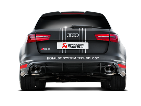 Akrapovic 14-17 Audi RS6 Avant (C7) Evolution Line Cat Back (Titanium) w/ Carbon Tips