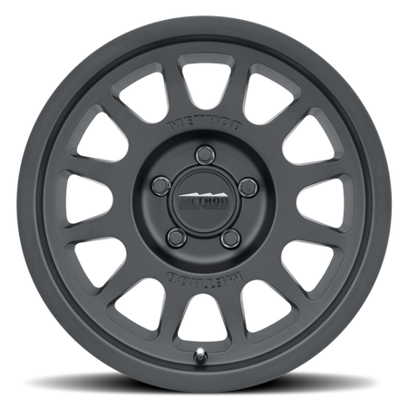 Method MR703 17x8.5 0mm Offset 5x150 110.5mm CB Matte Black Wheel