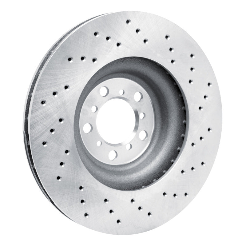 DFC 15-20 BMW M4 Right Front Drilled Brake Rotor