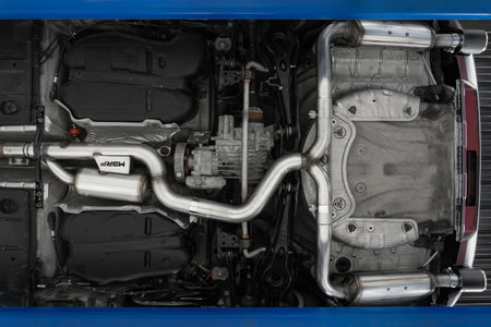MBRP 17-19 VW Golf SportWagen/Alltrack 1.8T T304SS 3in Cat-Back 2.5in Dual Split Rear w/ CF Tips