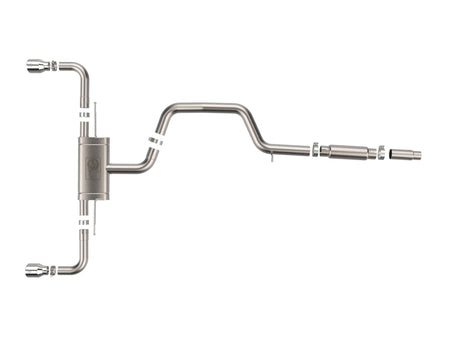 aFe 22-24 Volkswagen GTI MACH Force-Xp 3 to 2-1/2 IN Stainless Steel Cat-Back Exhaust w/Polished Tip