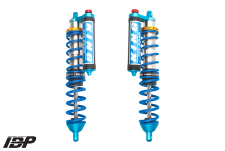 King Shocks 18+ RZR-XP Turbo S 2.5 Front Internal Bypass Piggyback Coilover w/ Finned Res & Adjuster