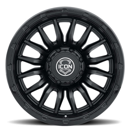 ICON Alloys Cajon 20x9 / 8x170 / 6mm / 5.25in BS Double Black Wheel