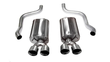 Corsa 2009-2014 Cadillac CTS Sedan V 6.2L V8 Polished Sport Axle-Back Exhaust