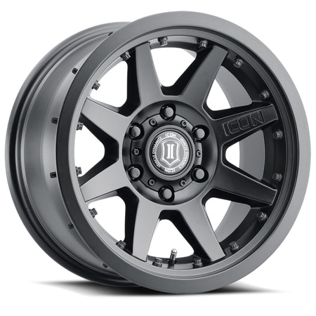 ICON Rebound Pro 17x8.5 / 5x5.5 / 0mm / 4.75in BS Satin Black Wheel