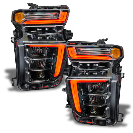 Oracle 2021 Chevy Silverado HD 2500/3500 RGB+W Headlight DRL Upgrade Kit ColorSHIFT 2