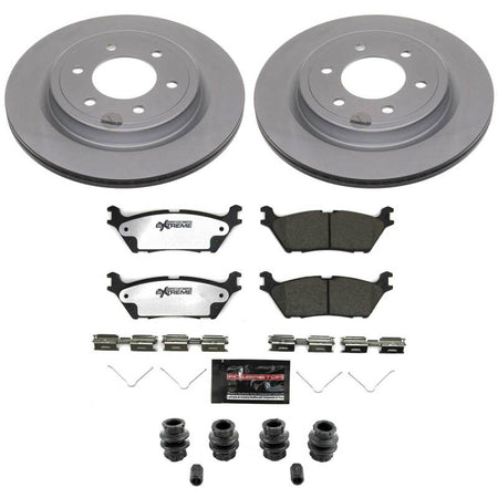 Power Stop 22-25 Ford Bronco Rear Z36 Coated Truck & Tow Brake Kit