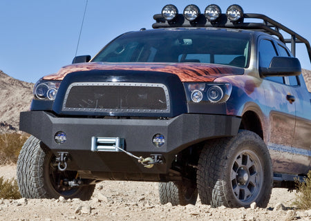 Body Armor 4x4 07-13 Toyota Tundra Pro Series Front Winch Bumper