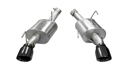 Corsa 2005-2010 Ford Mustang Shelby GT500 5.4L V8 Black Xtreme Axle-Back Exhaust