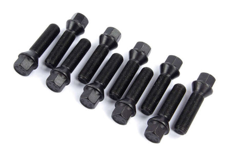 Dinan Lug Bolts - Cone Seat - M14x1.25 - 45mm - Black (Set of 10)