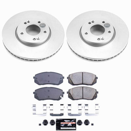 Power Stop 12-16 Kia Sportage Front Z23 Coated Brake Kit