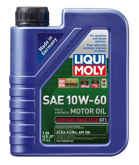 LIQUI MOLY 1L Synthoil Race Tech GT1 Motor Oil SAE 10W60