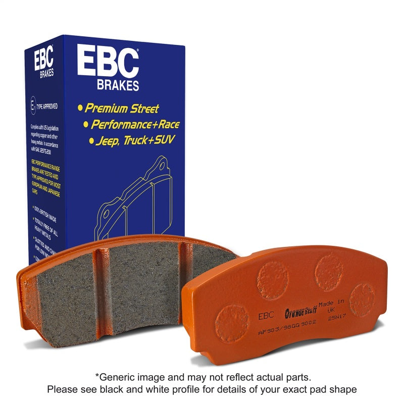EBC 07-13 Acura MDX 3.7L Extra Duty Front Brake Pads