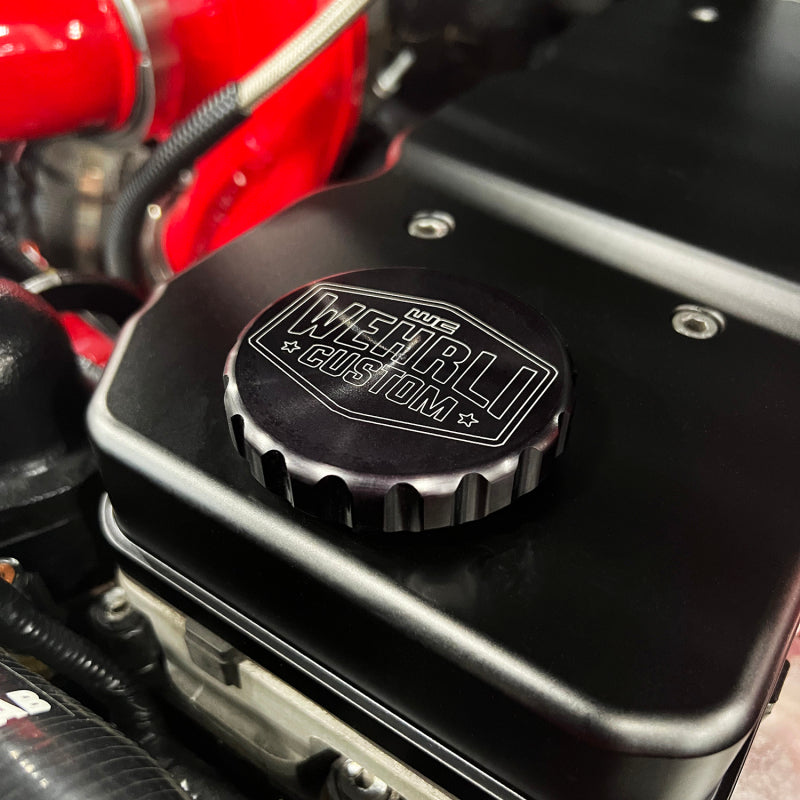 Wehrli 06-18 Cummins 5.9L/6.7L WCFab X D&J Precision Billet Valve Cover - Gun Metal