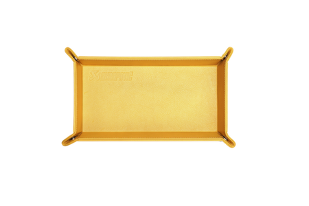Akrapovic Leather Desk Valet - Yellow