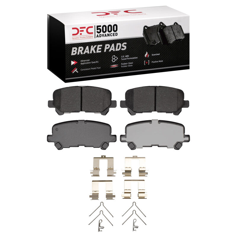 DFC 07-25 Acura ZDX Rear 5000 Advanced Ceramic Brake Pads and Hardware Kit