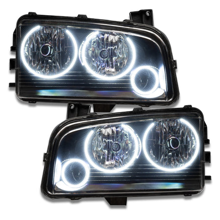 Oracle 05-10 Dodge Charger SMD HL (Non-HID) - Triple Halo - White