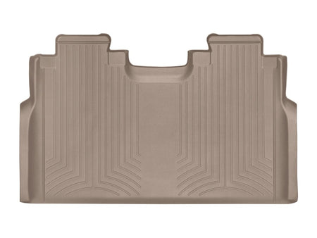 WeatherTech 2015+ Ford F-150 SuperCrew Cab Rear FloorLiner - Tan (w/ 1st Row Bench Seats)