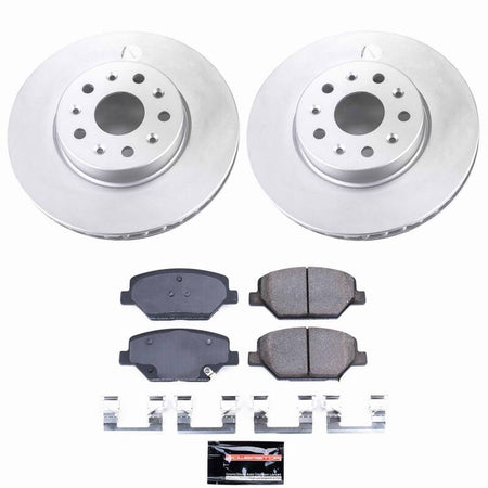 Power Stop 16-24 Chevrolet Camaro Front Z23 Coated Brake Kit