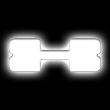 ORACLE Lighting Universal Illuminated LED Letter Badges - Matte Wht Surface Finish - X