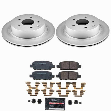 Power Stop 14-17 Nissan Juke Rear Z23 Coated Brake Kit