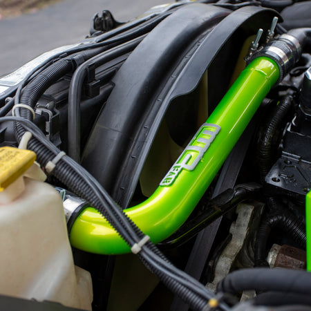 Wehrli 03-09 Cummins 5.9L/6.7L Upper Coolant Pipe - Kiwi Green