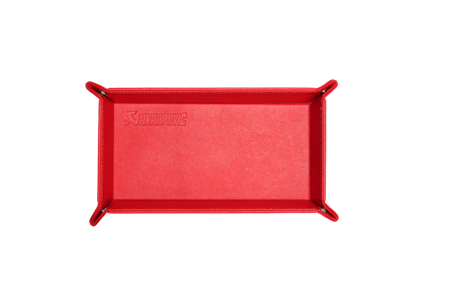 Akrapovic Leather Desk Valet - Red