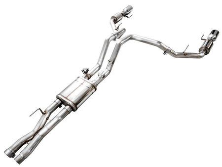 AWE Gen 3 Raptor R SwitchPath Exhaust  - Chrome Silver Tips