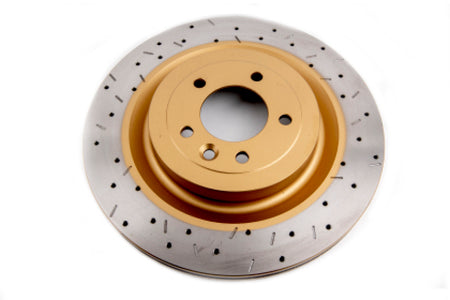 DBA 05-10 Ford Mustang Base Model Front 4000 Series Drilled & Slotted Rotor