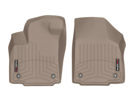 WeatherTech 10-15 Honda Crosstour Front FloorLiner - Tan (2WD; Twist Retention)