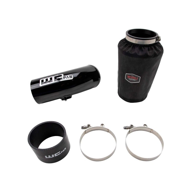 Wehrli Cummins High Mount 2nd Gen Swap 4in Intake Kit - Brizzle Blue
