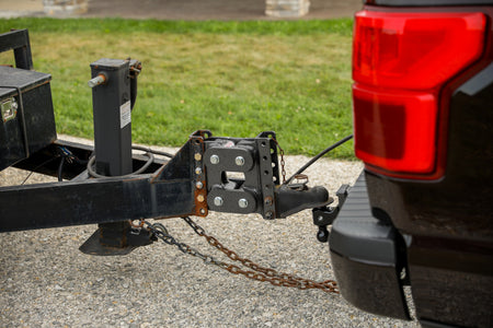 Gen-Y Contractor Torsion-Flex Channel Mount Trailer Coupler (2K-3.5K TW 32K Towing)