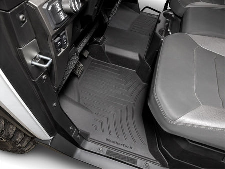 WeatherTech 24-26 Polaris Ranger Crew XD 1500 1st Row FloorLiner HP - Black